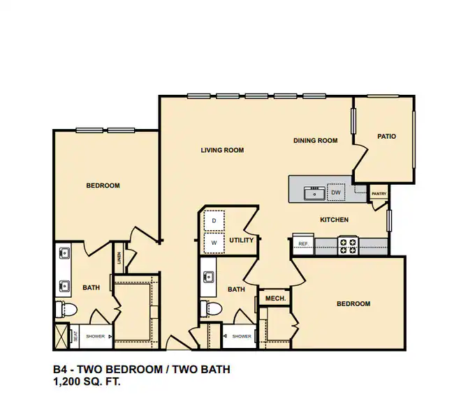 Unit 1330 1330 floor plan